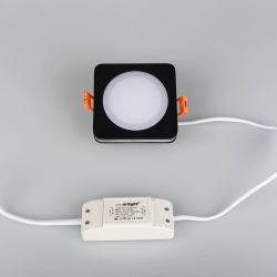 Светодиодная панель LTD-80x80SOL-BK-5W Day White (Arlight, IP44 Пластик, 3 года) 021481