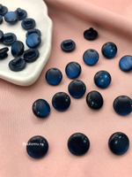 Пуговицы блузочные луна на ножке темно-синий