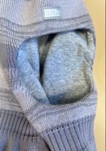 Шапка-щлем из шерсти мериноса для мальчика демисезонная