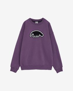 Толстовка Crewneck BigLogo фиолетовая