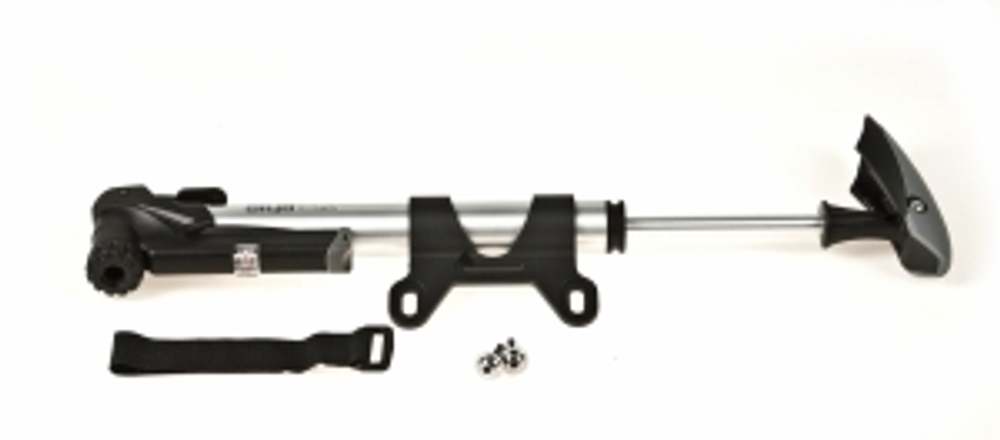 Насос GIYO, двойного действия, Мax 120psi, авто/вело ниппель, алюминиевый корпус, МАНОМЕТР, Тайвань
