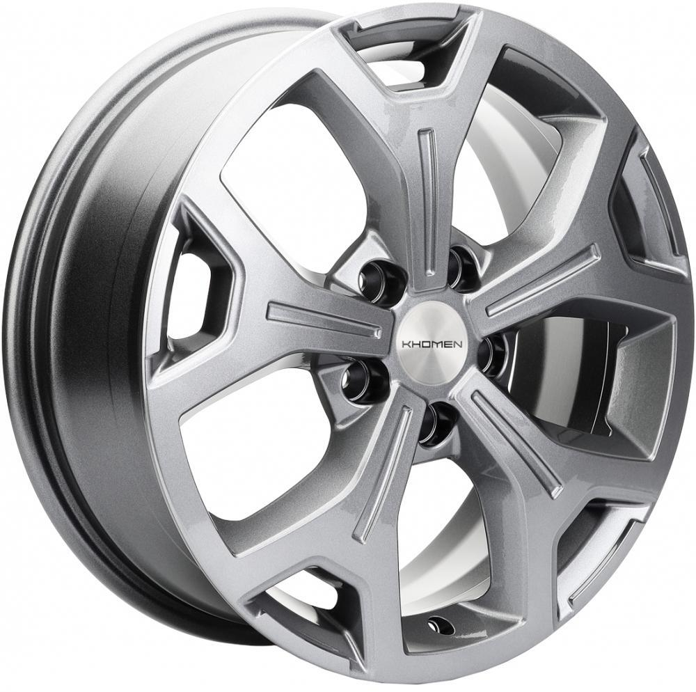 Khomen 1710 6.5x17 5x114.3 ET 50 Dia 67.1 (grey)