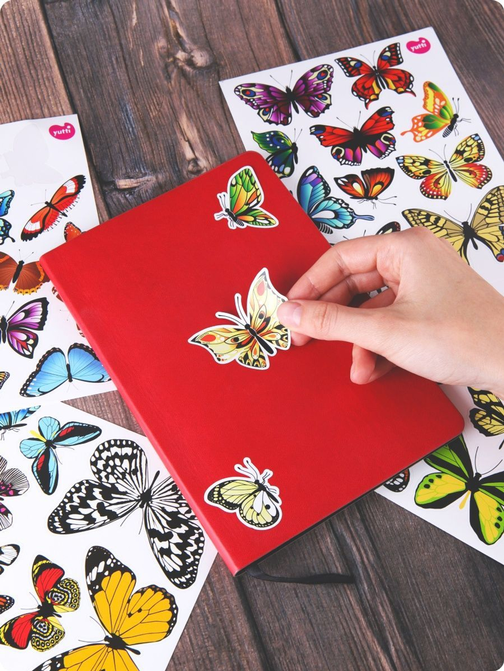 Наклейки бабочки для декорирования интерьера