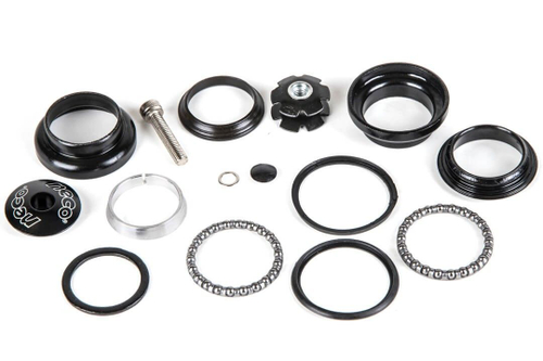 Рулевая колонка с внешними чашками, 1-1/8" х34х30мм, высота 22.2,сталь , чёрная HS-H878-B