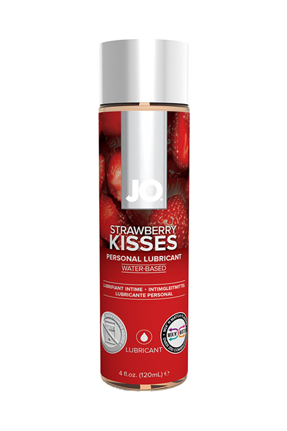 JO Flavored Strawberry Kiss Клубника, 120 мл