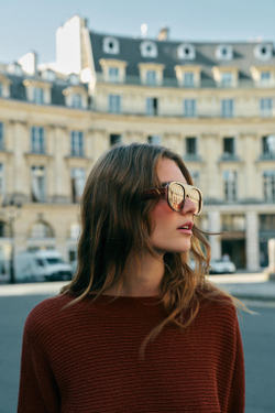 ZARA ТРИКОТАЖНЫЙ ТОП АСИММЕТРИЧНОГО КРОЯ, ТЕМНЫЙ ЧЕРЕПИЧНЫЙ