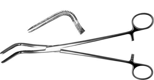 ТМ- З-27 Зажим для бронха большой, 260 мм (НОВОЕ ИСПОЛНЕНИЕ)