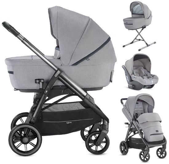 Коляска 4 в 1 Inglesina Aptica System Quattro Silk Grey