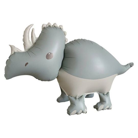 Динозавр сатин голубой 69см