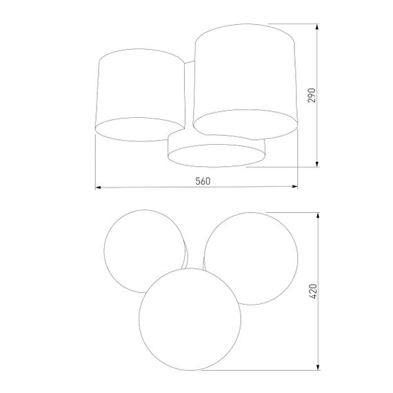 Потолочный светильник TK Lighting 3275 Mona Kids