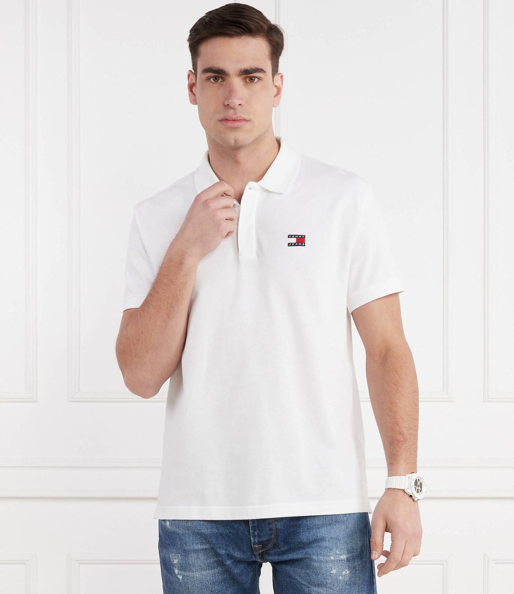 Поло Tommy Jeans - белый(DM0DM18314)