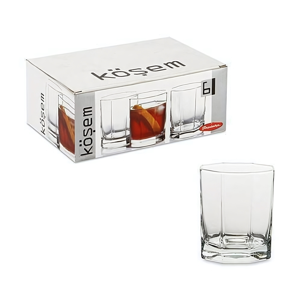 Набор стаканов "Kosem" 6шт 210мл