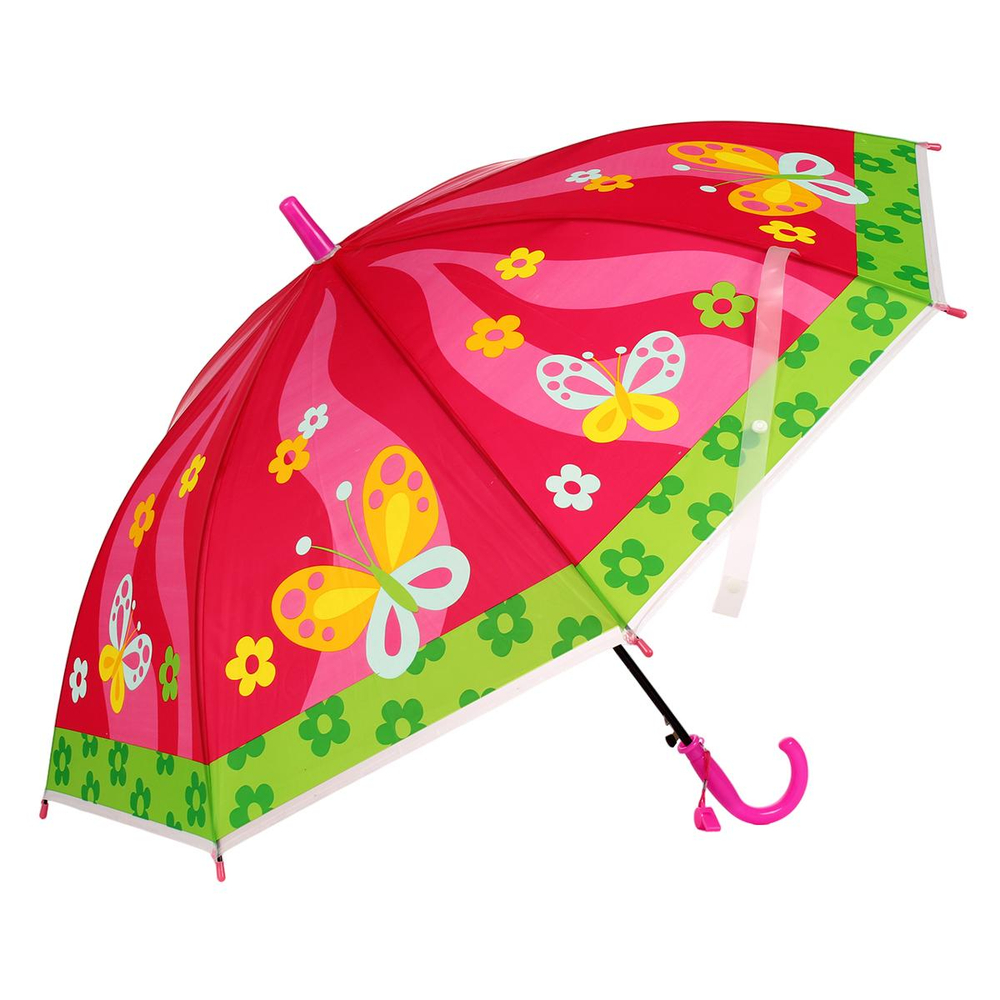 Зонт Божья коровка 4 микс рисунков, д-50 см, длина 62 см, с-30188