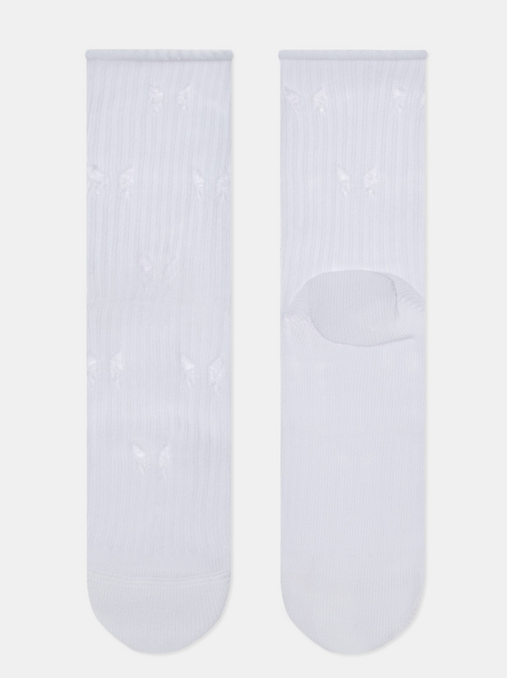 CONTE CLASSIC Носки женские хлопковые (ажурные, без резинки)