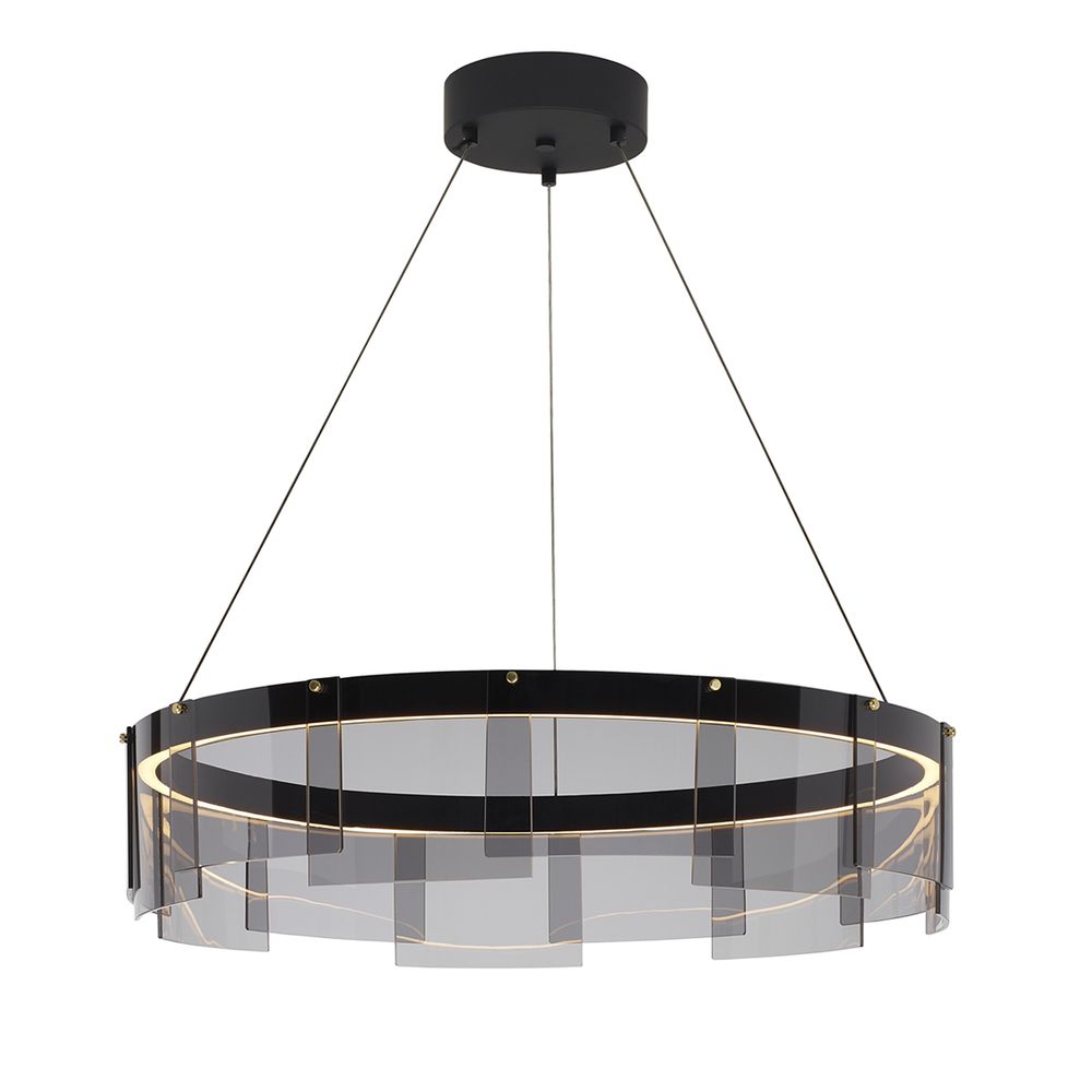 Люстра D8825P/S black/smoky