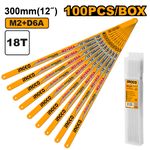 Полотно ножовочное по металлу 300мм 18Т Bi-Metall INGCO HSBB22188 INDUSTRIAL