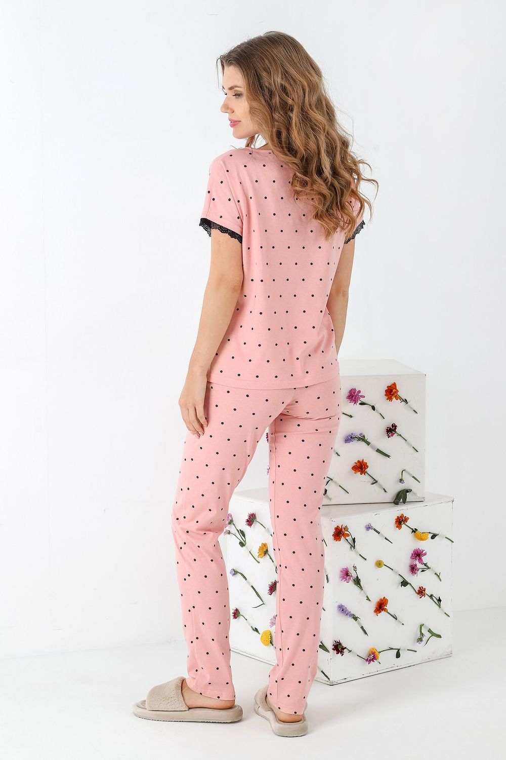 Пижама Джуди-3 Виотекс КОРАЛЛОВЫЙ