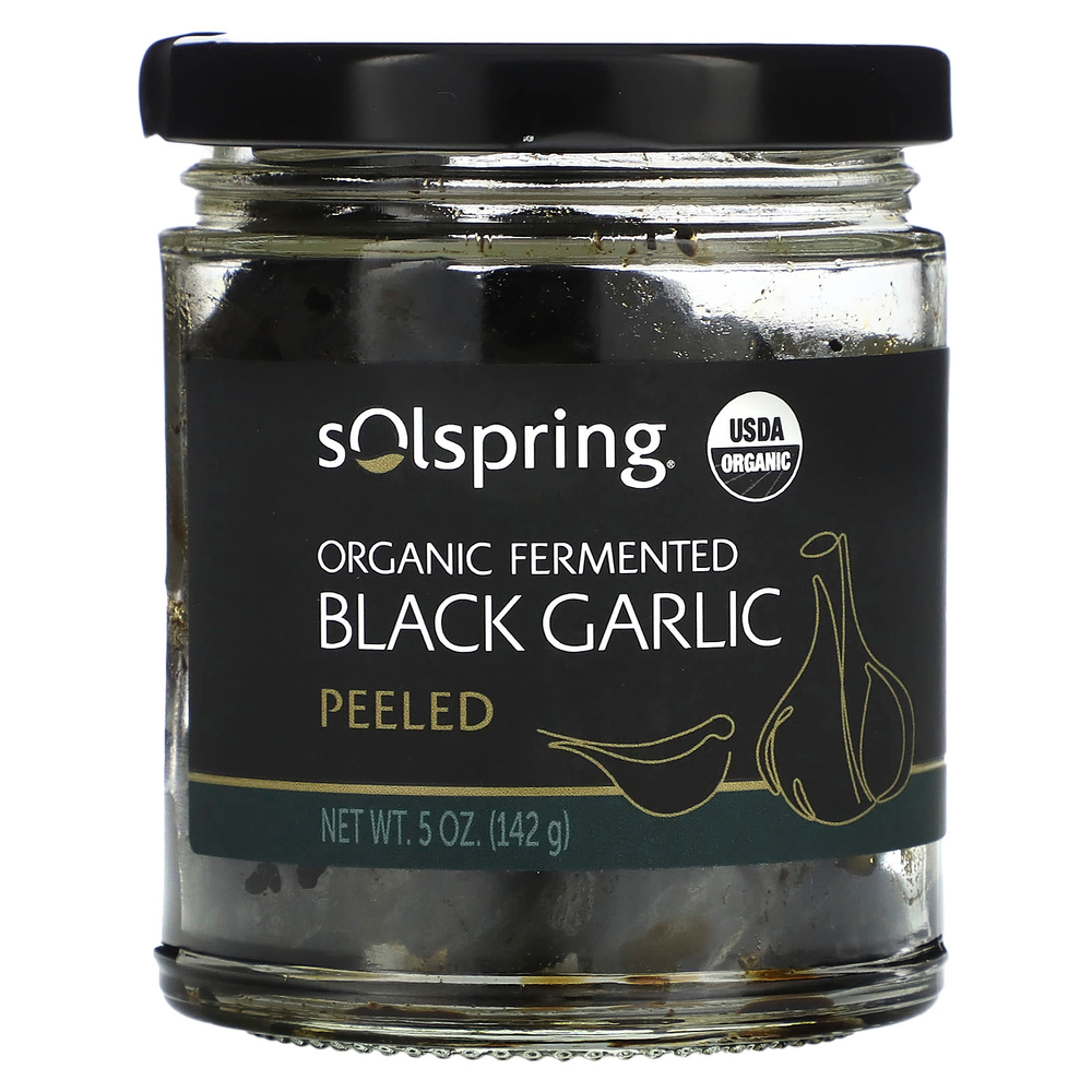 Dr. Mercola, Solspring®, органический ферментированный черный чеснок, 142 г (5 унций)