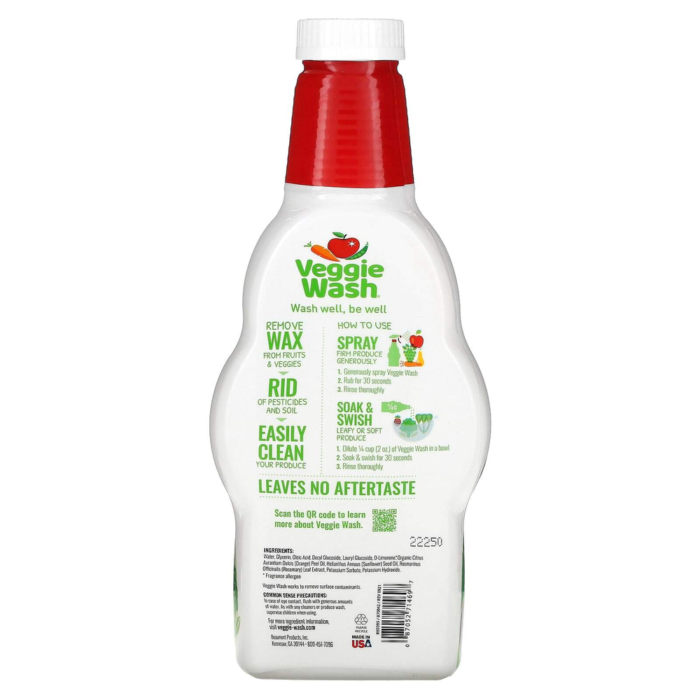 Citrus Magic, Veggie Wash®, средство для мытья фруктов и овощей, 946 мл (32 жидк. Унции)