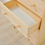 Высокий деревянный комод Раст с ящиками, из массива дерева