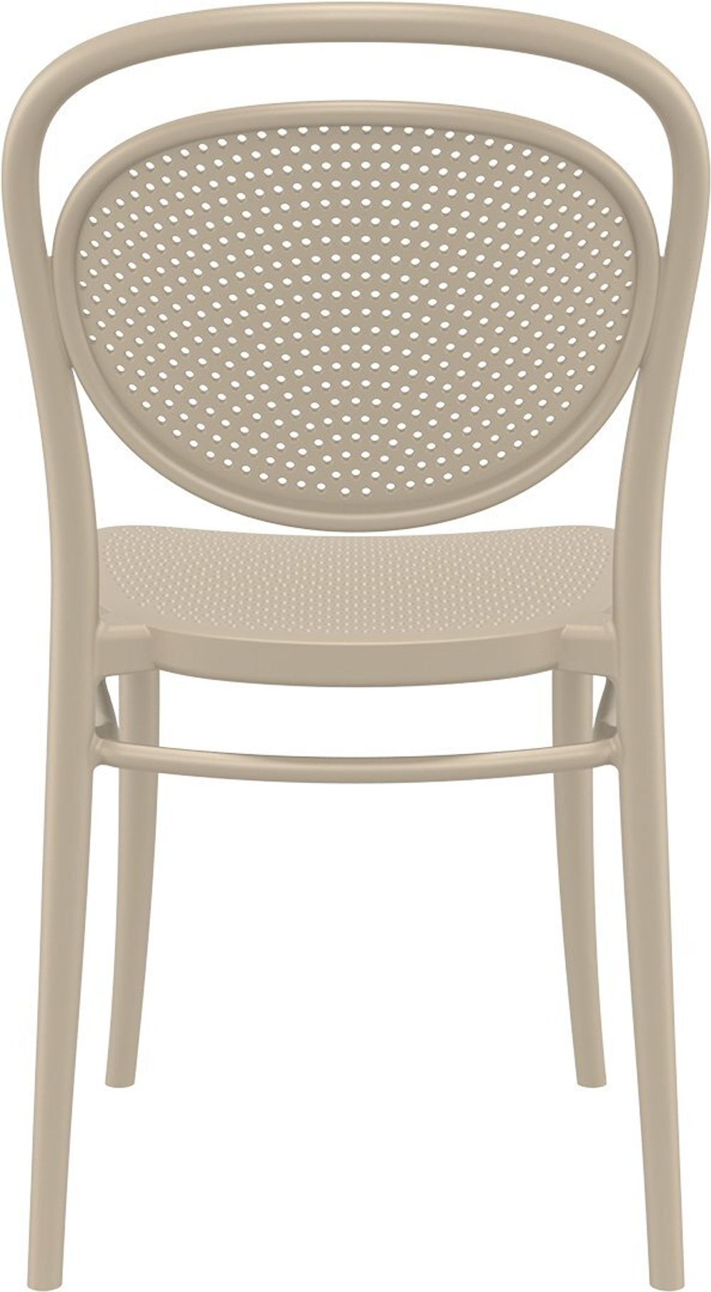 Стул пластиковый Siesta Contract Marcel, бежевый