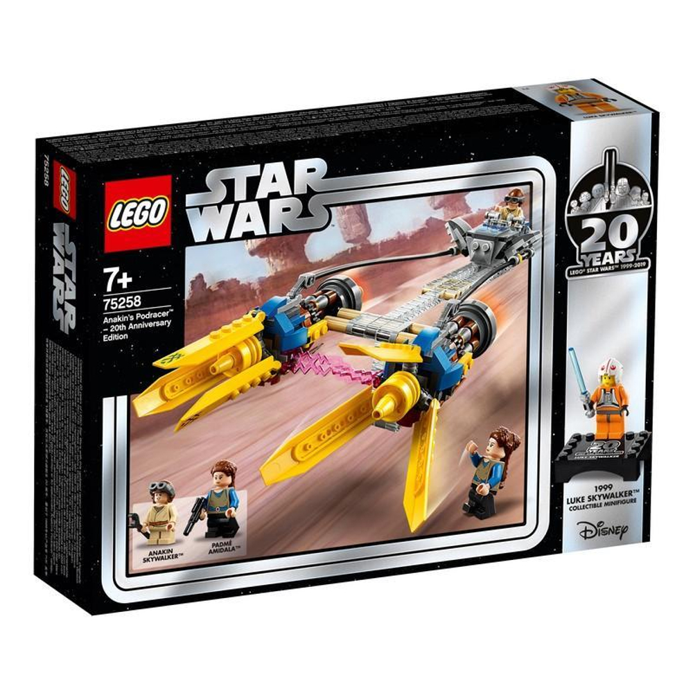 LEGO Star Wars: Гоночный под Энакина: выпуск к 20-летнему юбилею 75258 — Anakin's Podracer – 20th Anniversary Edition — Лего Звездные войны Стар Ворз
