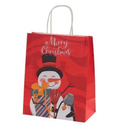 GAEM Пакет подарочный (бумага 120г/м2, блок микс 12шт), L16 W8 H22 см, 4в.