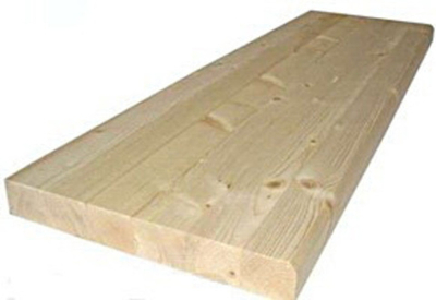 Подоконник сосна с сучками 40*300*2500 мм