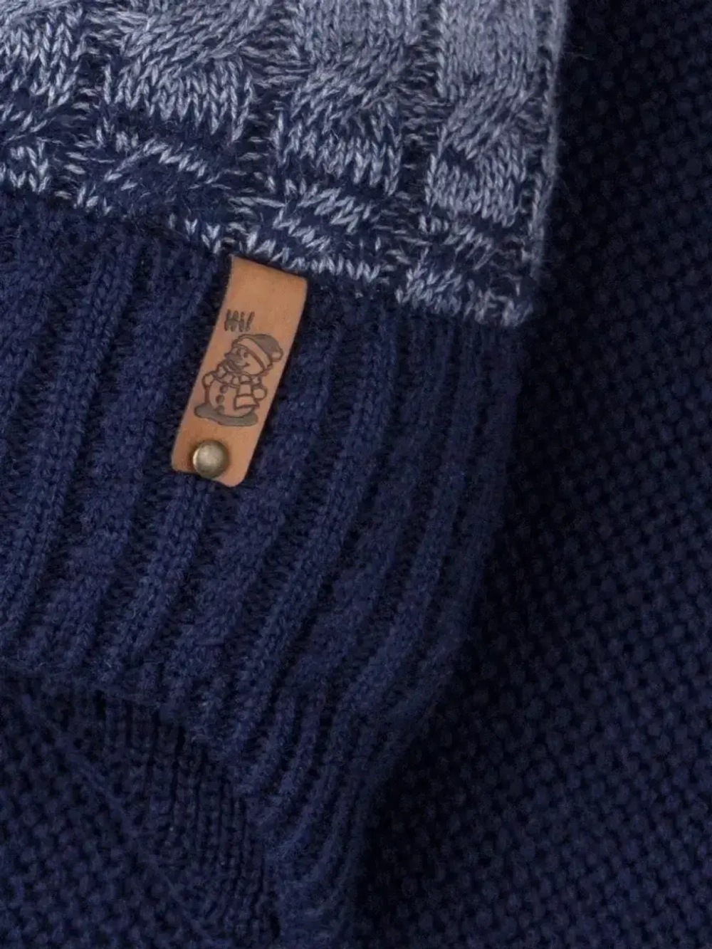 Шапка для мальчика зимняя вязаная и снуд