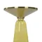 Кофейный стол Vaso Glass Ø50х53 см, желтый