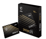 Твердотельный накопитель  960Gb SSD MSI SPATIUM S270 SATA III 2.5" R500Mb/s W450MB/s SPATIUM S270