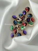 Пуговицы стразы сиреневые фиолетовые 12 мм