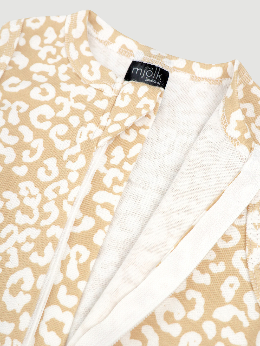 Песочник без рукавов Mjölk Sleep and Play Sand Leopard