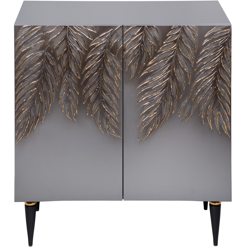 Комод Тропик Классик с 2 полками Серый Найт Голд