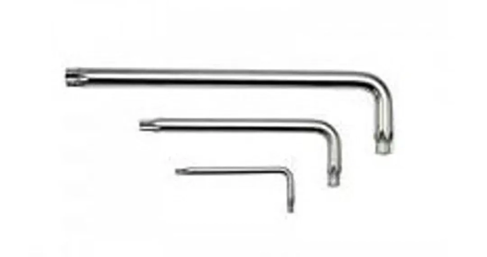 Ключ Г-образный TORX экстра длинный T30H с отверстием RockForce##Rock FORCE RF-76730XL