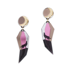 Мун вольф / Moon wolf, earrings, Rose