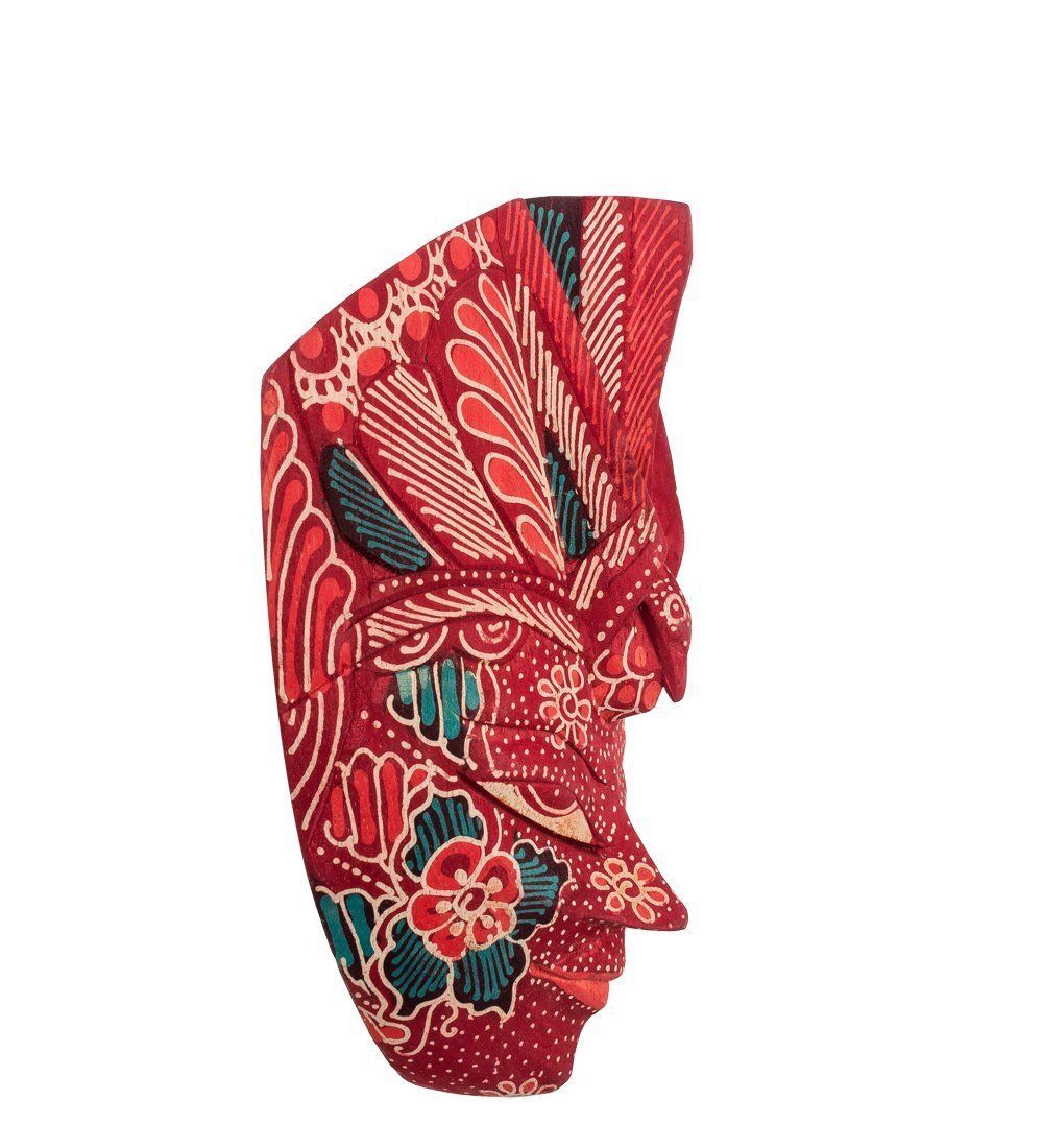 10-007 Маска «Райская птица» (батик, о.Ява) 20 см