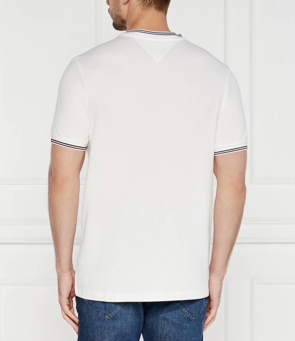 Футболка RWB TIPPED COLLAR TEE Tommy Hilfiger - белый(MW0MW35680)