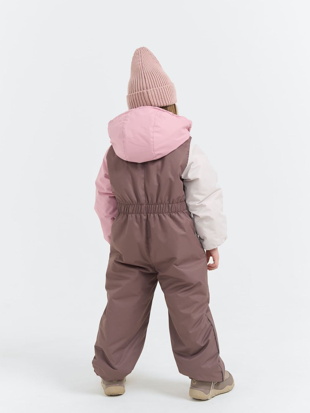 Комбинезон демисезонный Колор блок "Мокко"