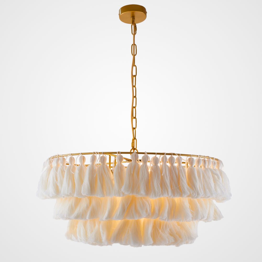 Подвесная Люстра Tassel Бежевый By Imperiumloft