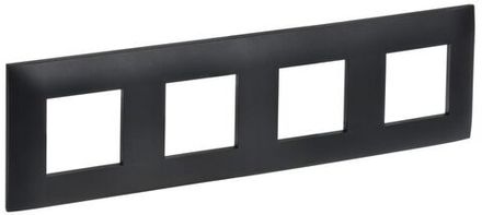 Рамка 4-м SKANDY SK-F04Bl черн. IEK SK-M42-K02