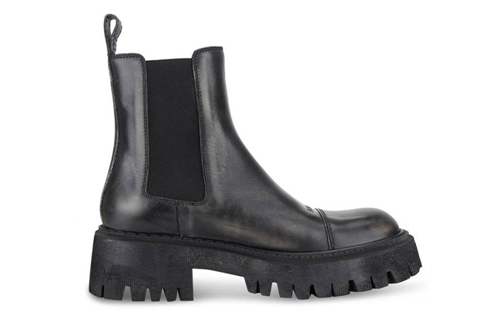 Balenciaga Tractor Chelsea Boots "Black"