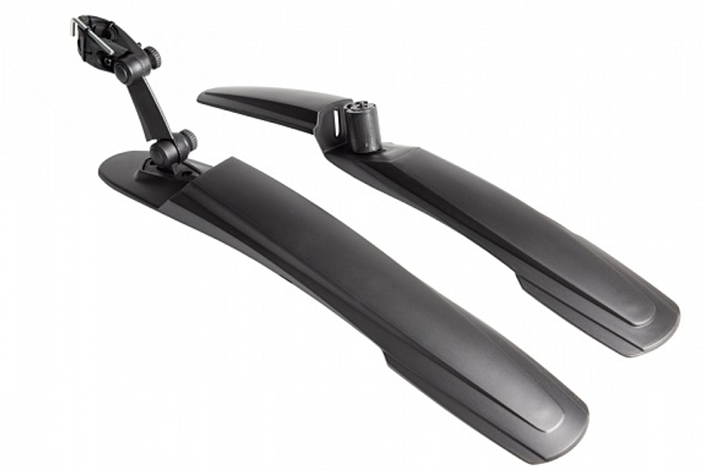 Крылья 26" быстросъёмные XGNB-090 пластиковые чёрные полуфэтбайк