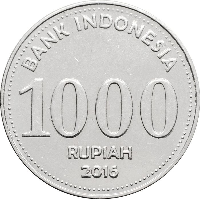 1 000 рупий 2016 Индонезия