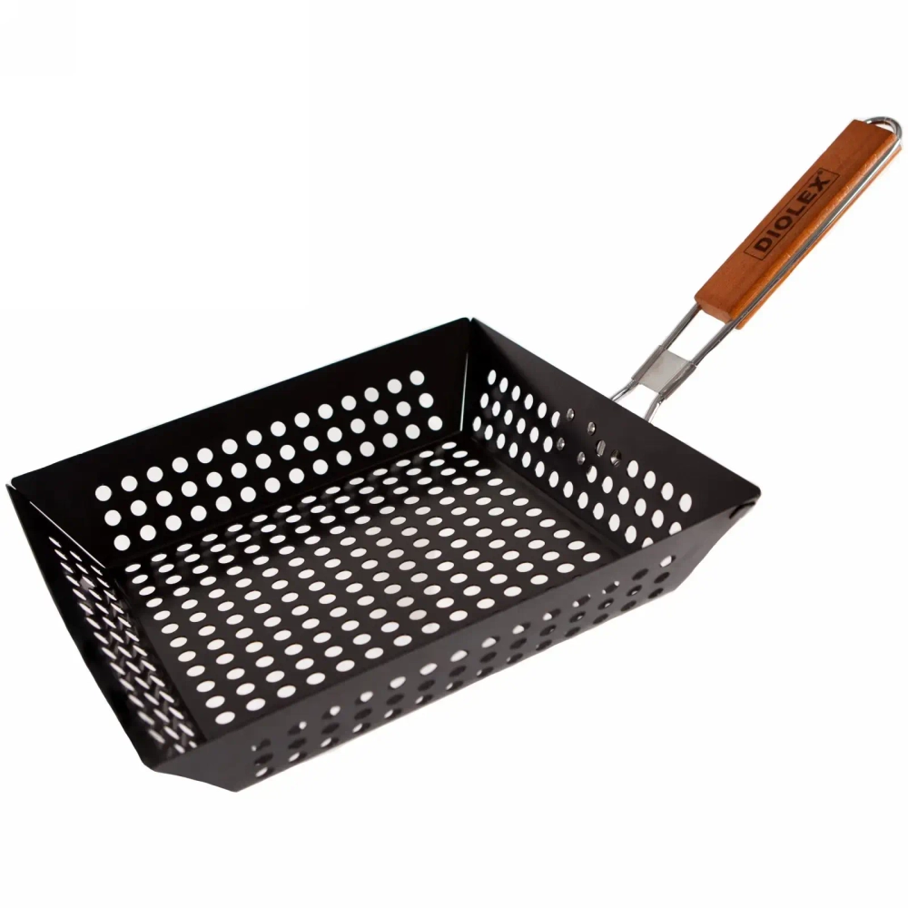 Сковорода-гриль для барбекю 29*28,5 см (складная ручка)