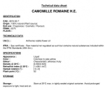 CAMOMILLE ROMAN EO / РОМАШКА римская ЭМ CAS 8015-92-7
