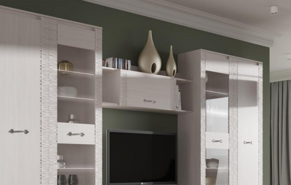 Полка закрытая "Элана" Бодега белая