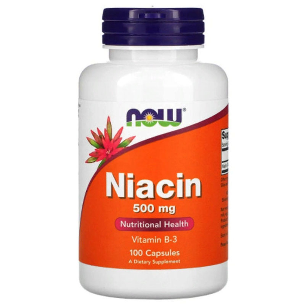 NOW Niacin 500 мг. (100 капс.)
