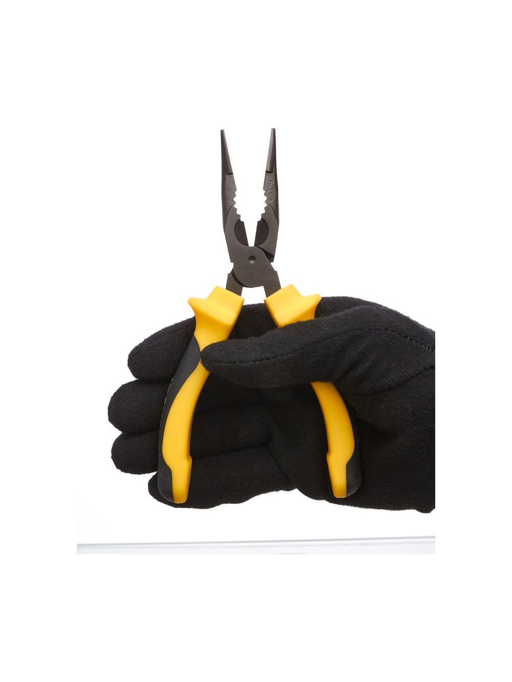 Никелированные длинногубцы Inforce 160мм 06-18-46