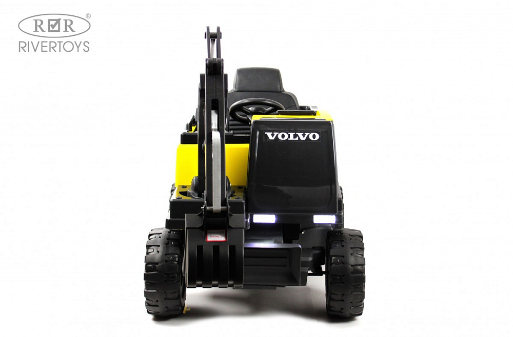 Детский электромобиль RiverToys трактор Volvo Y444YY YELLOW желтый
